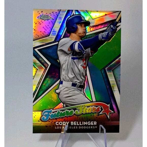 2018 Topps Chrome Rainbow Refractor - Future Stars Cody Bellinger #FS-20 - Picture 2 of 4